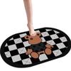 Tapete de Entrada Desenho Animado Tapete Antiderrapante para Banheiro Tapete Absorvente para Porta de Banheiro Doméstico Tapete para Pés Absorvente Entrada do Quarto Tapete de Chão para Entrada