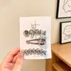 Nuevos Estilos de Pinzas para el Cabello 2026 para Niñas, Pasadores de Dibujos Animados Dulces de Alta Calidad, Accesorios para el Cabello de Felpa Otoño e Invierno, Pinzas Laterales de Estudiante Ins