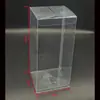 Caja de embalaje plegable transparente de plástico pvc caja exterior figuras hechas a mano para juguetes regalos adornos modelos de coches bandeja interior caja PET