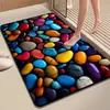 Alfombrilla de baño de adoquines transfronteriza suave de tierra de diatomeas para suelo alfombrilla de suelo de cocina baño puerta antideslizante absorbente resistente a la suciedad pies