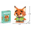 Juguetes de Bloques de Construcción de Muñecos de Dibujos Animados, Juguetes Educativos de Ensamblaje de Bloques de Construcción de Micropartículas para Niños, Adornos DIY, Regalos, Venta al por Mayor