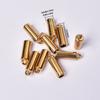 Fornecimento do fabricante 4mm / 7mm Cadarço Cinto Cabeça de Metal Bala Cadarço Camisola Chapéu Corda Fivela Acessórios de Jóias