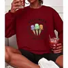 Moletom com Gola Redonda Temático de Halloween Adequado para Plataformas de E-commerce de Exportação Transfronteiriça com Estampa para Venda no Atacado de Peça Única