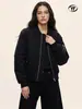 Jaqueta de Voo Yongfang Estilo Americano com Gola Alta para Homens e Mulheres, Casual Solta Reversível com Zíper Vibe Workwear Jaqueta de Baseball