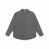 Ropa Vintage Yidao Otoño 2026 Nuevo Estilo Japonés de Moda Diseño Bordado Holgada Casual Manga Larga Camisa de Rayas Finas para Hombre