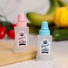 Mini Botella para Salsa Plástico Exprimir Botella para Salsa Estilo Japonés Exprimir Botella para Condimento Grado Alimenticio Portátil Botella Recargable Botella para Salsa de Soya