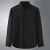 Camisa de Manga Longa Tamanho Grande Sem Passar Homem Plus Size Primavera e Verão Casual de Negócios Profissional Camisa de Manga Curta Homem Solta