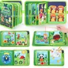 Suprimento Especial para Livro de Atividades de Feltro Transfronteiriço Educação Infantil Cognitiva Correspondência Resistente a Rasgos Materiais Didáticos Brinquedos de Tecido Não Tecido DIY