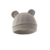 Chapéu de Bebê Infantil Estilo Comércio Exterior 2024 Chapéu para Recém-Nascido Camada Única Cor Sólida Primavera Outono Chapéu com Orelhas do Mickey Fofo