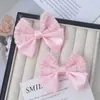 Acessórios de Laço de Tecido Estilo Chanel Pequenos, Peças Versáteis para Joias DIY Infantis, Acessórios de Roupa Unicor Coloridos Feitos à Mão