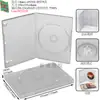 Gc Game Box Caja de Juego Gamecube Caja de Repuesto para Juego Caja de Disco de 8 cm con Ranura para Tarjeta Caja para Disco Mini CDDVD