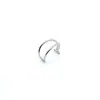 Ventas Directas de Fábrica Transfronterizas Clips Labiales de Acero Inoxidable sin Perforación para Hombres y Mujeres Hip-Hop Diseño de Nicho Joyería Personalizada Simple Venta al por Mayor