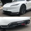 Adecuado para el kit Tesla modelo 3, borde delantero, borde trasero, faldón lateral, bocina trasera, cubierta de ángulo de visión trasero, placa de hoja, cuchilla de aire