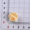 Tarta de Huevo de Gato Linda Pan Resina Accesorios Pegamento de Crema DIY Funda de Teléfono Móvil Llavero Imán para Refrigerador Material para Taza de Agua