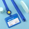 Portatarjetas retráctil con hebilla para identificación de trabajo, personalización, gafete de empleado, cordón para gafete, marca de fábrica, gafete escolar para estudiante, tarjeta de comida, permiso de trabajo