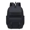 Mochila Nueva para Hombre, Simple con Múltiples Bolsillos, Gran Capacidad, para Ir al Trabajo, Diseño de Hebilla, Mochila Repelente al Agua para Computadora