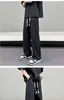 Pantalones casuales estilo Hong Kong transfronterizos para hombre primavera y otoño estilo japonés con caída sueltos pierna recta pierna ancha pantalones cargo marca de moda pantalones versátiles