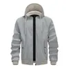 Chaqueta con capucha para hombre de talla europea para comercio exterior transfronterizo, Chaqueta deportiva casual fina de moda estilo coreano para jóvenes, Primavera y Otoño