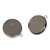 YB bin [liquidación de stock] Nuevos aretes de cobre de temperamento simple retro anti-pérdida de Corea, aretes de venta directa de fábrica