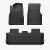 Adecuado para la Nueva Versión de Tesla Model Yl/Y/3 Alfombrillas Especiales para Coche Tipo T Alfombrillas para Maletero Delantero y Trasero