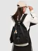 2026 Nueva Mochila Ligera con Cordón Impermeable Mochila de Senderismo Gran Capacidad Viaje Casual Estudiante Bolsa Escolar
