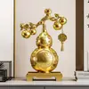 Nuevo Adorno de Calabaza Estilo Chino para Atraer Riqueza y Proteger el Hogar, Adecuado para Sala de Estar, Entrada, Estante de Exhibición y Decoración de Sala de Té