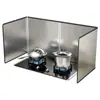 Estufa de cocina estufa de gas acero inoxidable deflector antiaceite parabrisas para saltear deflector anti salpicaduras de aceite deflector de aceite para estufa de gas