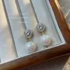 Pendientes Colgantes de Nueva Tendencia Populares Transfronterizos Diseño Simple de Alta Gama Pendientes Clásicos Pendientes Versátiles Elegantes Literarios
