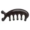 Serie de MasajesPeine Masajeador Cuatro en Uno, Peine Meridian Meridian Multi-Funcional, Dispositivo de Masaje Facial y Corporal con Cabeza de Madera de Sándalo y Resina