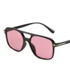 Nuevas Gafas de Sol de Moda Transfronterizas para Viajes y Fotografía Callejera, Gafas Ligeras de Doble Puente, Gafas de Protección Solar, Estilo de Celebridad de Internet
