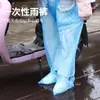 Pantalones de Lluvia Desechables que Cubren los Pies para Mujer, Botas de Lluvia para la Parte Inferior del Cuerpo, Cubrezapatos para Días Lluviosos, Impermeables Antideslizantes para Ciclismo