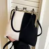 Bolso para teléfono móvil tipo concha casual de moda personalizado Nuevo bolso bandolera retro con clip Bolso de mano para viajero Bolso bandolera de hombro