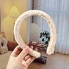 Diadema Rellena Otoño e Invierno Diadema DIY Diadema Semi-Terminada Diadema Hecha a Mano Diadema de Terciopelo de Peluche Pelo de Conejo Accesorios para el Cabello