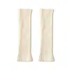 Cubiertas para Calcetines para Otoño e Invierno, Versátiles con Pantalones de Yoga, Calcetines Rectos Adelgazantes con Pie para Mujer, Cubre Piernas, Mangas Tejidas