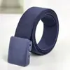Cinturón de Seguridad sin Metal para Hombres, Hebilla Lisa Elástica, Cinturón Ajustable para Uso en el Extranjero, Talla Extra Grande, Longitud Extendida, Adecuado para Personas Más Grandes
