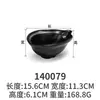 Louça de melamina estilo japonês tigela preta para cozinhar tigela criativa para tempero de hot pot tigela com pauzinhos de plástico tigela para arroz de fast food tigela pequena para sopa