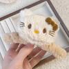 Grampo de cabelo de gatinho de pelúcia fofo feminino outono e inverno grampo de cabelo tubarão grampo de cabelo de desenho animado grampo de cabelo atacado