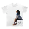 Camiseta Corta de Manga Corta con Estampado Sza Estilo Harajuku Y2K