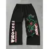 Pantalones Casuales de Marca Hip-Hop de Moda para Hombre 2025 Nuevo Exportación Transfronteriza Pantalones Largos Holgados de Moda
