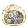 Imanes de Refrigerador de Madera de Tianjin, Souvenirs Turísticos, Souvenirs de Ciudad Cultural y Creativa de Tendencia Nacional, Imanes de Refrigerador de Monumentos Magnéticos al por Mayor