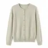 Série Luxo 100% Lã Merino Australiana Fio de Alta Qualidade Cardigan Suéter Tricotado Puyuan
