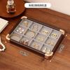 Caja de Almacenamiento para Pulseras Wenwan 2025 Estilo Nuevo Cuentas de Buda Pulsera de Jade Alta Gama Exquisita Caja de Joyería de Madera Maciza de Alta Gama