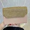 Bolso de Mano Nuevo de Moda para Mujer con Diamantes, Bolso de Hombro Versátil, Bolso de Mano con Cadena de Diamantes de Colores, Bolso Cruzado Exquisito