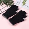 Guantes creativos de color sólido para otoño e invierno, guantes con pantalla táctil, fabricantes al por mayor, puño grueso, cálidos, multicolor opcional
