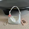 Bolsa de gran capacidad, nuevo y elegante bolso tote para el trabajo, otoño 2026, alto valor estético, bolso único de color liso para hombro y cruzado