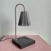 Calentador de Velas Europeo y Americano Amazon con Temporizador y Regulador de Intensidad, Altura Ajustable, Madera Maciza Cuadrada Aromaterapia