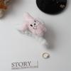 Otoño e Invierno Nuevo Clip Grande Lindo de Peluche de Oso Conejo con Clip de Diamantes Clip Tiburón para Cabello de Alta Gama Accesorios para el Cabello para Mujeres