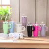 Amazon 304 novo aço inoxidável mini caneca com alça para carro copo de gelo com copo de palha atacado