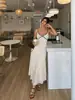 Vestido Bodycon de Cola de Sirena con Tirantes, Estilo Vacacional, Delgado, de Lunares, Moda Europea y Americana para Mujer 2026