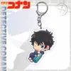 Merchandising de Detective Conan Kudo Shinichi Kid Anime Colgante de Acrílico 2D Llavero